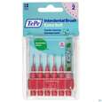 Sie sehen eine Packung Tepe Interdentalbuersten Extra Weich 0,5mm Hellrot 6st, Produktbild: 01 Tepe Interdentalbuersten Extra Weich 0,5mm Hellrot 6st, A-Nr.: 3995762 - 01