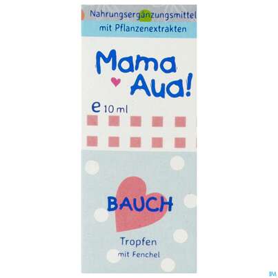 Sie sehen eine Packung MAMA-AUA TR BAUCH, 10 Milliliter, Produktbild: 01 MAMA-AUA TR BAUCH, 10 Milliliter, A-Nr.: 3971454 - 01