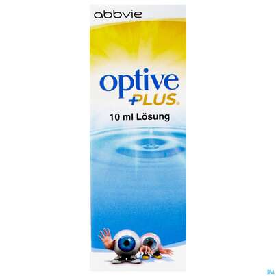 Sie sehen eine Packung OPTIVE PLUS AU-TR, 10 Milliliter, Produktbild: 01 OPTIVE PLUS AU-TR, 10 Milliliter, A-Nr.: 3986496 - 01