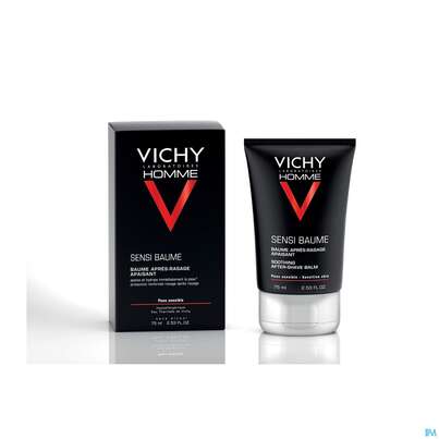 Sie sehen eine Packung VICHY HOMME SENSI BLS CA, 75 Milliliter, Produktbild: 06 VICHY HOMME SENSI BLS CA, 75 Milliliter, A-Nr.: 3595838 - 06