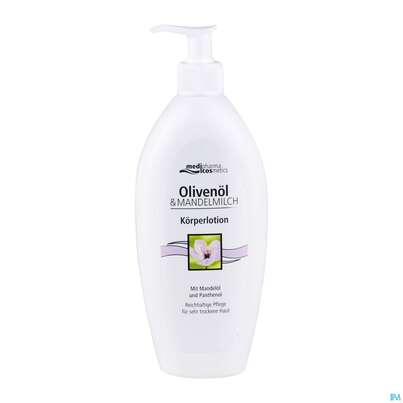 Sie sehen eine Packung Oliven Öl & Mandelmilch Körperlotion, 500 Milliliter, Produktbild: 03 Oliven Öl & Mandelmilch Körperlotion, 500 Milliliter, A-Nr.: 3550830 - 03