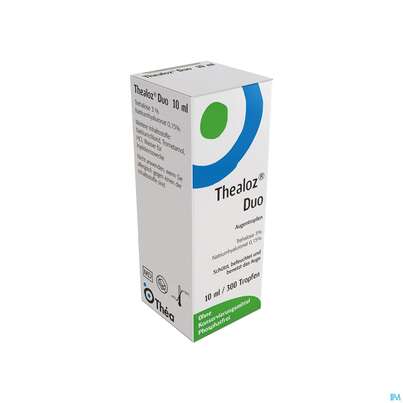 Sie sehen eine Packung THEALOZ DUO AU-TR ORIGINAL, 10 Milliliter, Produktbild: 03 THEALOZ DUO AU-TR ORIGINAL, 10 Milliliter, A-Nr.: 3946410 - 03