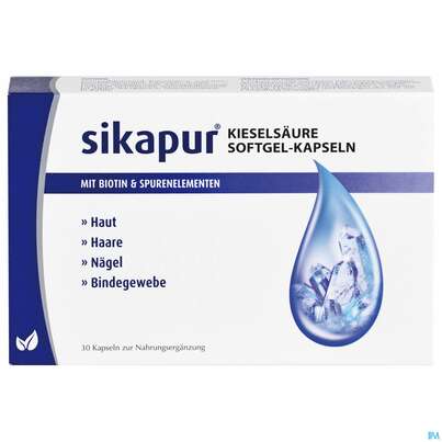 Sie sehen eine Packung Sikapur Softgel Kapseln 30st, Produktbild: 01 Sikapur Softgel Kapseln 30st, A-Nr.: 3942211 - 01