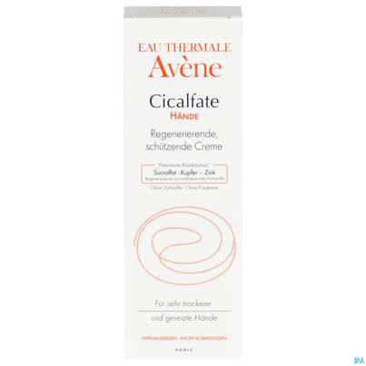 Sie sehen eine Packung Avene Cicalfate Handcreme, 100 Milliliter, Produktbild: 02 Avene Cicalfate Handcreme, 100 Milliliter, A-Nr.: 4160723 - 02