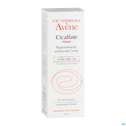 Sie sehen eine Packung Avene Cicalfate Handcreme, 100 Milliliter, Produktbild: 04 Avene Cicalfate Handcreme, 100 Milliliter, A-Nr.: 4160723 - 04