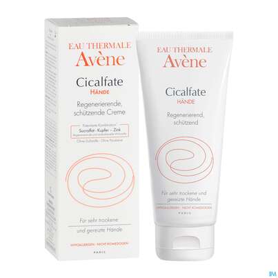 Sie sehen eine Packung Avene Cicalfate Handcreme, 100 Milliliter, Produktbild: 06 Avene Cicalfate Handcreme, 100 Milliliter, A-Nr.: 4160723 - 06