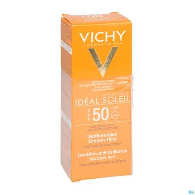 Sie sehen eine Packung VICHY IDEA SO FLUID DRY LF50, 50 Milliliter, Produktbild: 03 VICHY IDEA SO FLUID DRY LF50, 50 Milliliter, A-Nr.: 3950512 - 03