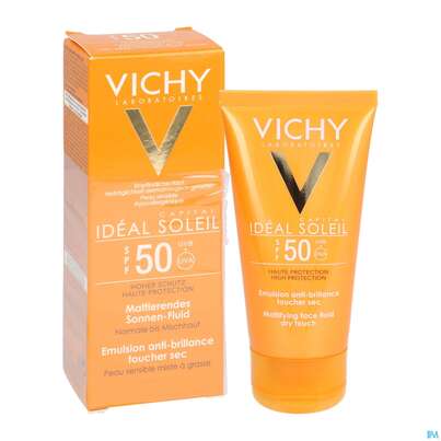 Sie sehen eine Packung VICHY IDEA SO FLUID DRY LF50, 50 Milliliter, Produktbild: 10 VICHY IDEA SO FLUID DRY LF50, 50 Milliliter, A-Nr.: 3950512 - 10