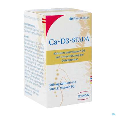 Ca-D3-STADA Filmtabletten, 60 Stück, A-Nr.: 3532803 - 02