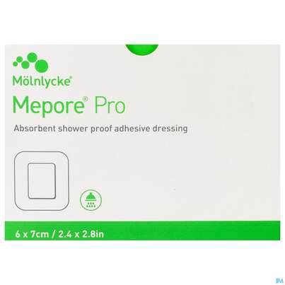 Sie sehen eine Packung Mepore/pro Folienverband Steril 6x 7cm 60st, Produktbild: 02 Mepore/pro Folienverband Steril 6x 7cm 60st, A-Nr.: 2393363 - 02