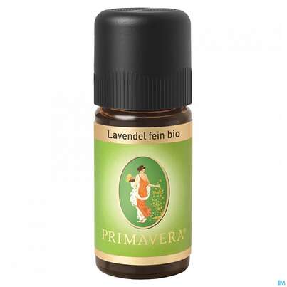 Sie sehen eine Packung AETH.OEL PRIMAV.LAV FEIN BIO, 10 Milliliter, Produktbild: 01 AETH.OEL PRIMAV.LAV FEIN BIO, 10 Milliliter, A-Nr.: 2108227 - 01
