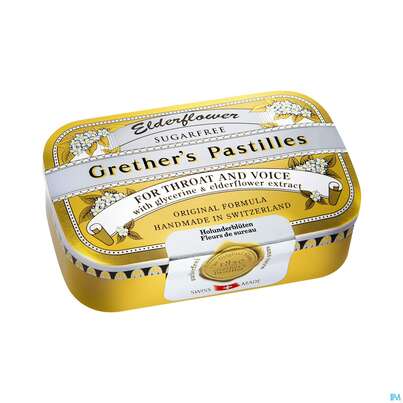 Sie sehen eine Packung GRETHERS PAS ZUFR BLUEBERRY, 110 Gramm, Produktbild: 03 GRETHERS PAS ZUFR BLUEBERRY, 110 Gramm, A-Nr.: 3869721 - 03