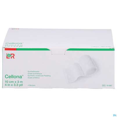 Sie sehen eine Packung Cellona Synthetikwatte 3mx 10cm 4st, Produktbild: 01 Cellona Synthetikwatte 3mx 10cm 4st, A-Nr.: 2388675 - 01