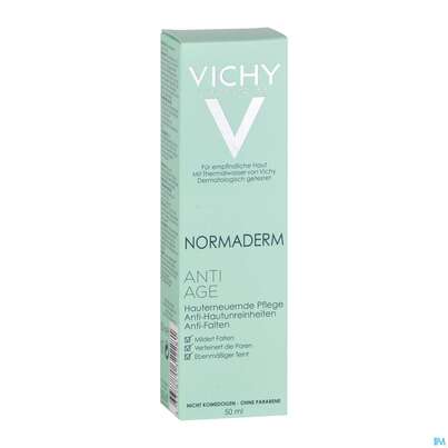 Sie sehen eine Packung Vichy Normaderm Anti-Age, 50 Milliliter, Produktbild: 05 Vichy Normaderm Anti-Age, 50 Milliliter, A-Nr.: 3855860 - 05