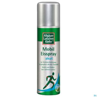 Sie sehen eine Packung Allgäuer Latschenkiefer Mobil Eisspray Akut 150ml, Produktbild: 02 Allgäuer Latschenkiefer Mobil Eisspray Akut 150ml, A-Nr.: 3849291 - 02