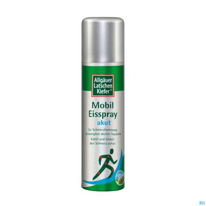 Sie sehen eine Packung Allgäuer Latschenkiefer Mobil Eisspray Akut 150ml, Produktbild: 04 Allgäuer Latschenkiefer Mobil Eisspray Akut 150ml, A-Nr.: 3849291 - 04