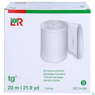 Sie sehen eine Packung Schlauchverband Tg Gr 9 8,5cm Oberschenk. Gr,kopf,achselh. 20m, Produktbild: 01 Schlauchverband Tg Gr 9 8,5cm Oberschenk. Gr,kopf,achselh. 20m, A-Nr.: 1243897 - 01
