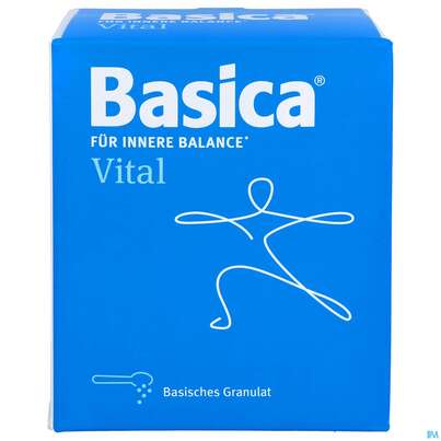 Sie sehen eine Packung Basica Vital®, Basisches Granulat, 800 Gramm, Produktbild: 01 Basica Vital®, Basisches Granulat, 800 Gramm, A-Nr.: 2023413 - 01