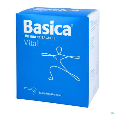 Sie sehen eine Packung Basica Vital®, Basisches Granulat, 800 Gramm, Produktbild: 02 Basica Vital®, Basisches Granulat, 800 Gramm, A-Nr.: 2023413 - 02