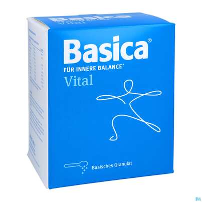 Sie sehen eine Packung Basica Vital®, Basisches Granulat, 800 Gramm, Produktbild: 03 Basica Vital®, Basisches Granulat, 800 Gramm, A-Nr.: 2023413 - 03