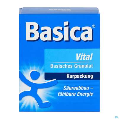 Sie sehen eine Packung Basica Vital®, Basisches Granulat, 800 Gramm, Produktbild: 04 Basica Vital®, Basisches Granulat, 800 Gramm, A-Nr.: 2023413 - 04