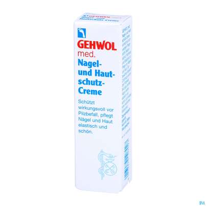 Sie sehen eine Packung Gehwol Med.nagel U.hautschutz Creme Nr 64120 15ml, Produktbild: 02 Gehwol Med.nagel U.hautschutz Creme Nr 64120 15ml, A-Nr.: 1224718 - 02