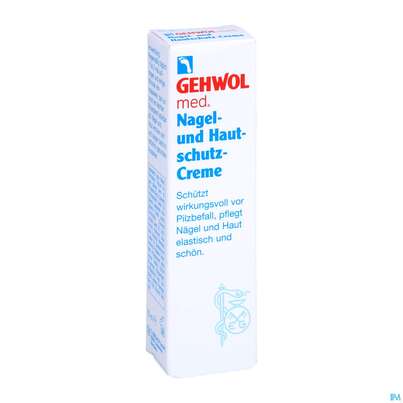Sie sehen eine Packung Gehwol Med.nagel U.hautschutz Creme Nr 64120 15ml, Produktbild: 03 Gehwol Med.nagel U.hautschutz Creme Nr 64120 15ml, A-Nr.: 1224718 - 03
