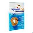 Sie sehen eine Packung 3M Tegaderm + Pad 5 x 7 cm, 5 Stück, Produktbild: 03 3M Tegaderm + Pad 5 x 7 cm, 5 Stück, A-Nr.: 2022508 - 03