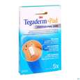 Sie sehen eine Packung 3M Tegaderm + Pad 5 x 7 cm, 5 Stück, Produktbild: 05 3M Tegaderm + Pad 5 x 7 cm, 5 Stück, A-Nr.: 2022508 - 05