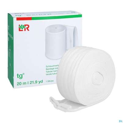 Sie sehen eine Packung Schlauchverband Tg Gr 6 6,5cm Arm,bein Mittel 20m, Produktbild: 05 Schlauchverband Tg Gr 6 6,5cm Arm,bein Mittel 20m, A-Nr.: 1243874 - 05