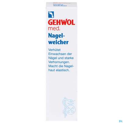 Sie sehen eine Packung Gehwol Med.nagelweicher Nr 64125 15ml, Produktbild: 01 Gehwol Med.nagelweicher Nr 64125 15ml, A-Nr.: 1873115 - 01