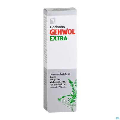 Sie sehen eine Packung Gehwol Extra Fusspflege Creme Nr 64110 75ml, Produktbild: 03 Gehwol Extra Fusspflege Creme Nr 64110 75ml, A-Nr.: 1106189 - 03