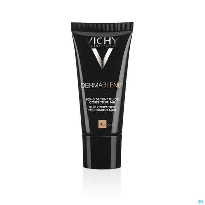 Sie sehen eine Packung VICHY DERMABL.M-UP 45 GOLD, 30 Milliliter, Produktbild: 15 VICHY DERMABL.M-UP 45 GOLD, 30 Milliliter, A-Nr.: 3044647 - 15