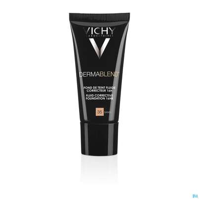 Sie sehen eine Packung VICHY DERMABL.M-UP 35 SAND, 30 Milliliter, Produktbild: 06 VICHY DERMABL.M-UP 35 SAND, 30 Milliliter, A-Nr.: 3044630 - 06
