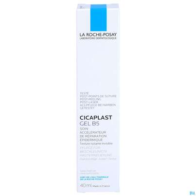 Sie sehen eine Packung LA ROCHE CICAPLAST GEL B5, 40 Milliliter, Produktbild: 01 LA ROCHE CICAPLAST GEL B5, 40 Milliliter, A-Nr.: 3039333 - 01