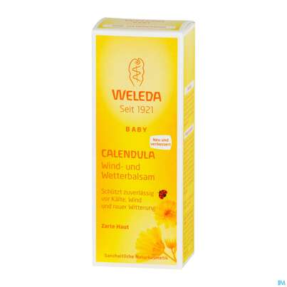Sie sehen eine Packung Weleda Calendula Wind & Wetter Balsam 30ml, Produktbild: 03 Weleda Calendula Wind & Wetter Balsam 30ml, A-Nr.: 3015077 - 03