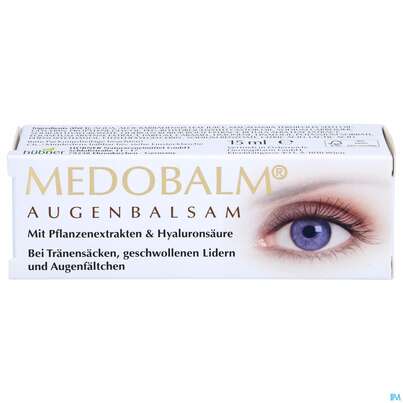 Sie sehen eine Packung Medobalm Augenbalsam 15ml, Produktbild: 01 Medobalm Augenbalsam 15ml, A-Nr.: 1788349 - 01