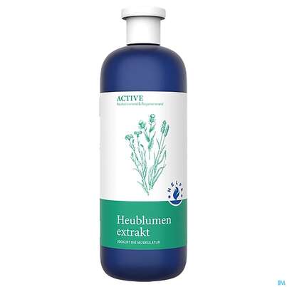 Sie sehen eine Packung Helfe Heublumenextrakt Active 1l, Produktbild: 04 Helfe Heublumenextrakt Active 1l, A-Nr.: 0984344 - 04