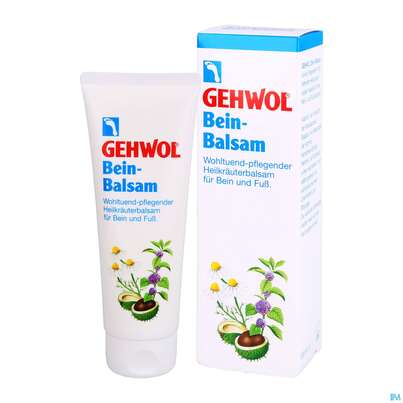 Sie sehen eine Packung Gehwol Beinbalsam Nr 64080 125ml, Produktbild: 05 Gehwol Beinbalsam Nr 64080 125ml, A-Nr.: 1022802 - 05