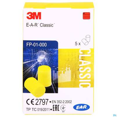 Sie sehen eine Packung Ohrenschutz Ear Classic Gehoerschutz Stoepsel Taschenpackung 10st, Produktbild: 01 Ohrenschutz Ear Classic Gehoerschutz Stoepsel Taschenpackung 10st, A-Nr.: 1728991 - 01