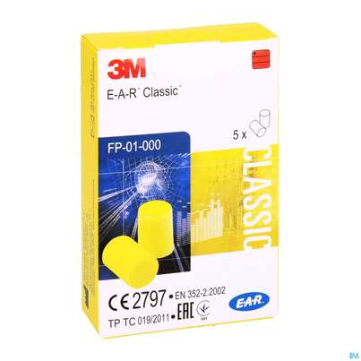 Sie sehen eine Packung Ohrenschutz Ear Classic Gehoerschutz Stoepsel Taschenpackung 10st, Produktbild: 02 Ohrenschutz Ear Classic Gehoerschutz Stoepsel Taschenpackung 10st, A-Nr.: 1728991 - 02