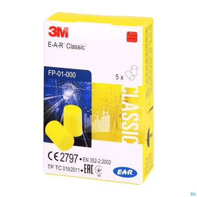 Sie sehen eine Packung Ohrenschutz Ear Classic Gehoerschutz Stoepsel Taschenpackung 10st, Produktbild: 03 Ohrenschutz Ear Classic Gehoerschutz Stoepsel Taschenpackung 10st, A-Nr.: 1728991 - 03