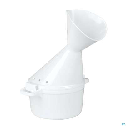 Sie sehen eine Packung Inhalatoren U.zubehoer Privat-inhalator Plastik Weiss E5010511 1st, Produktbild: 01 Inhalatoren U.zubehoer Privat-inhalator Plastik Weiss E5010511 1st, A-Nr.: 3007422 - 01