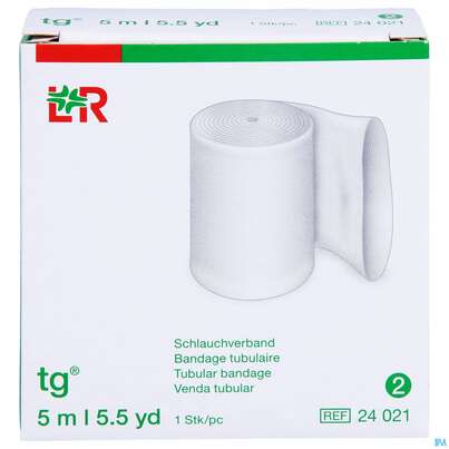 Sie sehen eine Packung Schlauchverband Tg Gr 2 2,3cm Finger,zehe Gross 5m, Produktbild: 01 Schlauchverband Tg Gr 2 2,3cm Finger,zehe Gross 5m, A-Nr.: 2364769 - 01