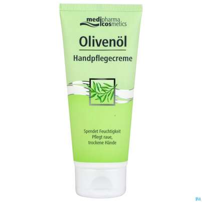 Sie sehen eine Packung Oliven Oel Dr.theiss Handpflege Creme 100ml, Produktbild: 01 Oliven Oel Dr.theiss Handpflege Creme 100ml, A-Nr.: 2968898 - 01