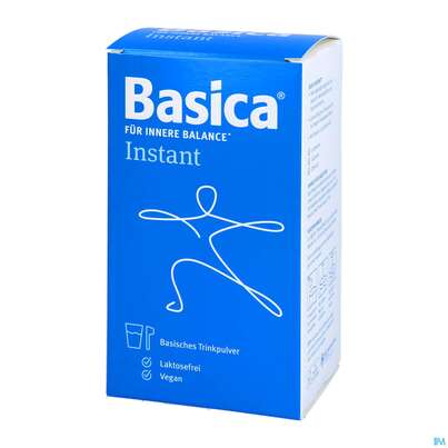 Sie sehen eine Packung Basica Instant®, Basisches Trinkpulver, 300 Gramm, Produktbild: 02 Basica Instant®, Basisches Trinkpulver, 300 Gramm, A-Nr.: 2957676 - 02