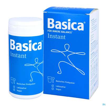 Sie sehen eine Packung Basica Instant®, Basisches Trinkpulver, 300 Gramm, Produktbild: 04 Basica Instant®, Basisches Trinkpulver, 300 Gramm, A-Nr.: 2957676 - 04