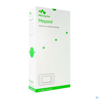 Sie sehen eine Packung Wundverband Mepore Steril 9x 20cm 30st, Produktbild: 02 Wundverband Mepore Steril 9x 20cm 30st, A-Nr.: 0761383 - 02