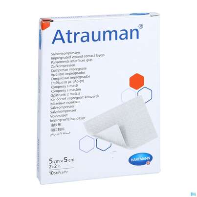 Wundauflagen Atrauman Salbenvlies Wirkstofffr Steril 5x 5cm 10st, A-Nr.: 1520061 - 02