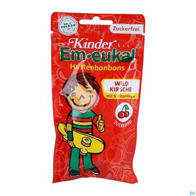 Sie sehen eine Packung EM-EUKAL BONB ZFR KI WILDKIR, 75 Gramm, Produktbild: 01 EM-EUKAL BONB ZFR KI WILDKIR, 75 Gramm, A-Nr.: 1499088 - 01